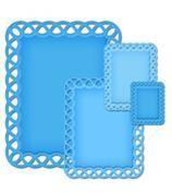 2e Kans Spellbinders Nestabilities S4-319 Lattice Rectangles