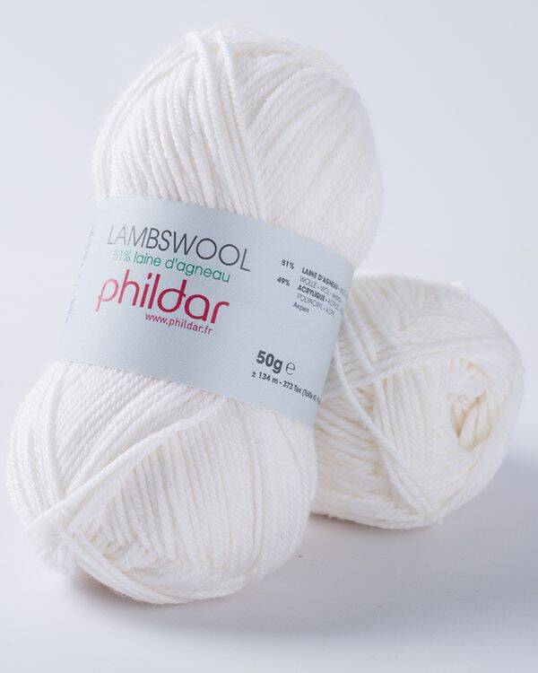 Phil Lambswool Blanc