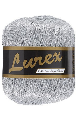 Lammy Yarns Lurex 01 Zilver