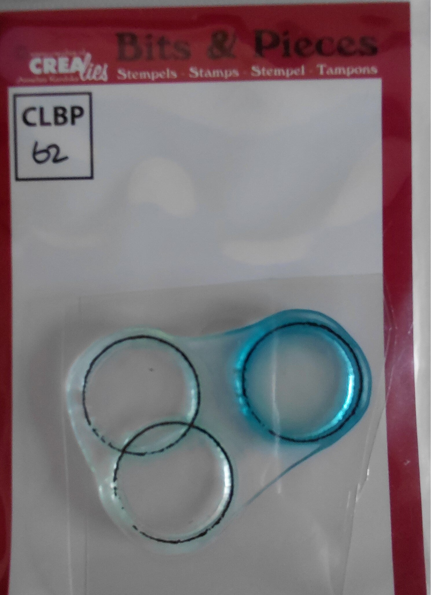 Crealies Bits an Pieces Stamp CLPB62 = (gebruikt)