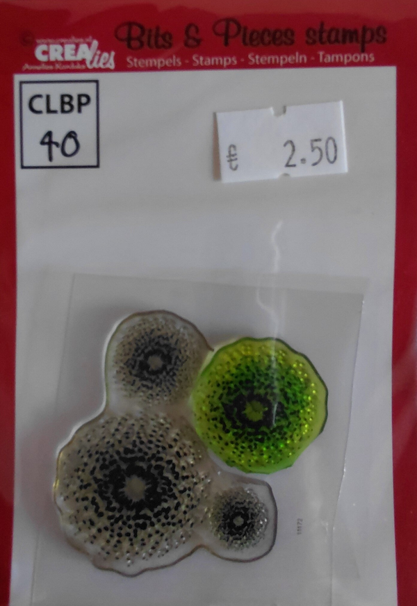 Crealies Bits an Pieces Stamp CLPB39 = (gebruikt)