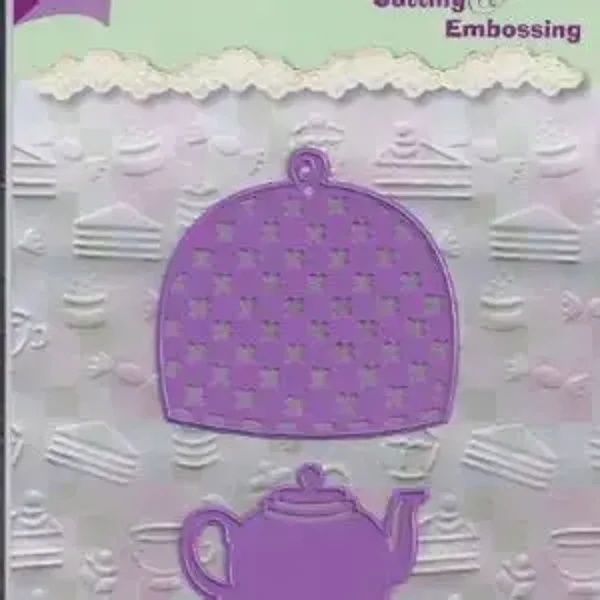 Snijmal Joy Craft Cutting & Embossingstencil 6002/0116 Theepot en theemuts