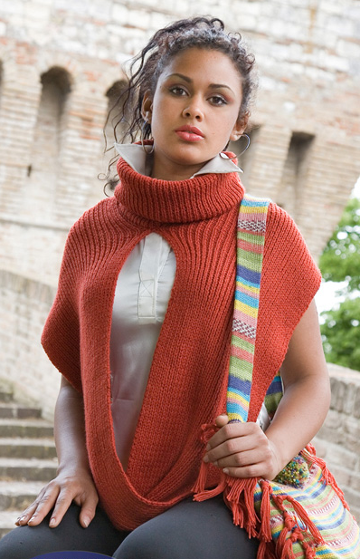 Patroon Azzurra Schouderwarmer Burri