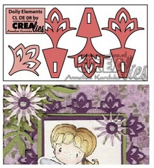 Crealies Doily Elements no. 08