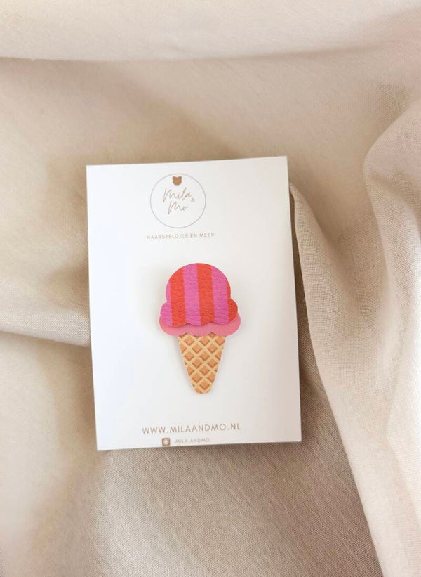 Candy Stripe | haarspeldje ijsje
