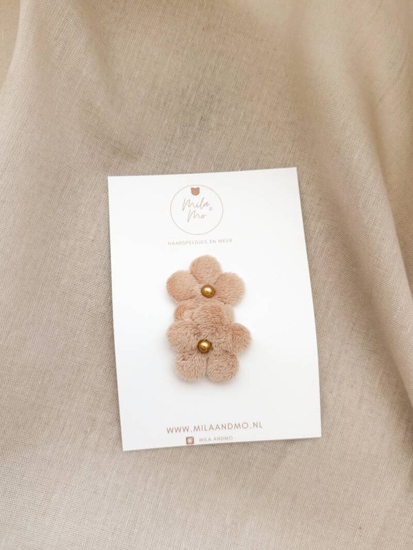 Anti slip speldje Cozy Flower | beige
