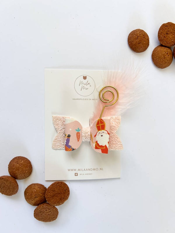 Sinterklaas strik roze
