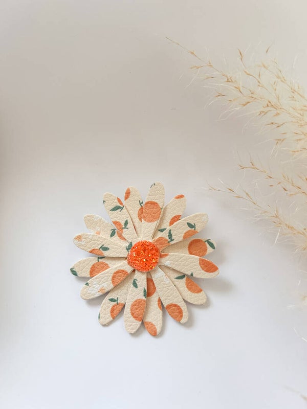 Bloem oranje groot