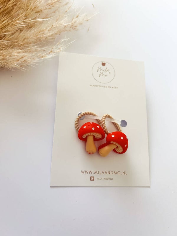 Mini elastiekjes paddestoel