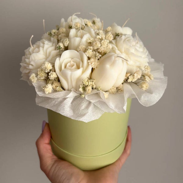 Candle box - zielony
