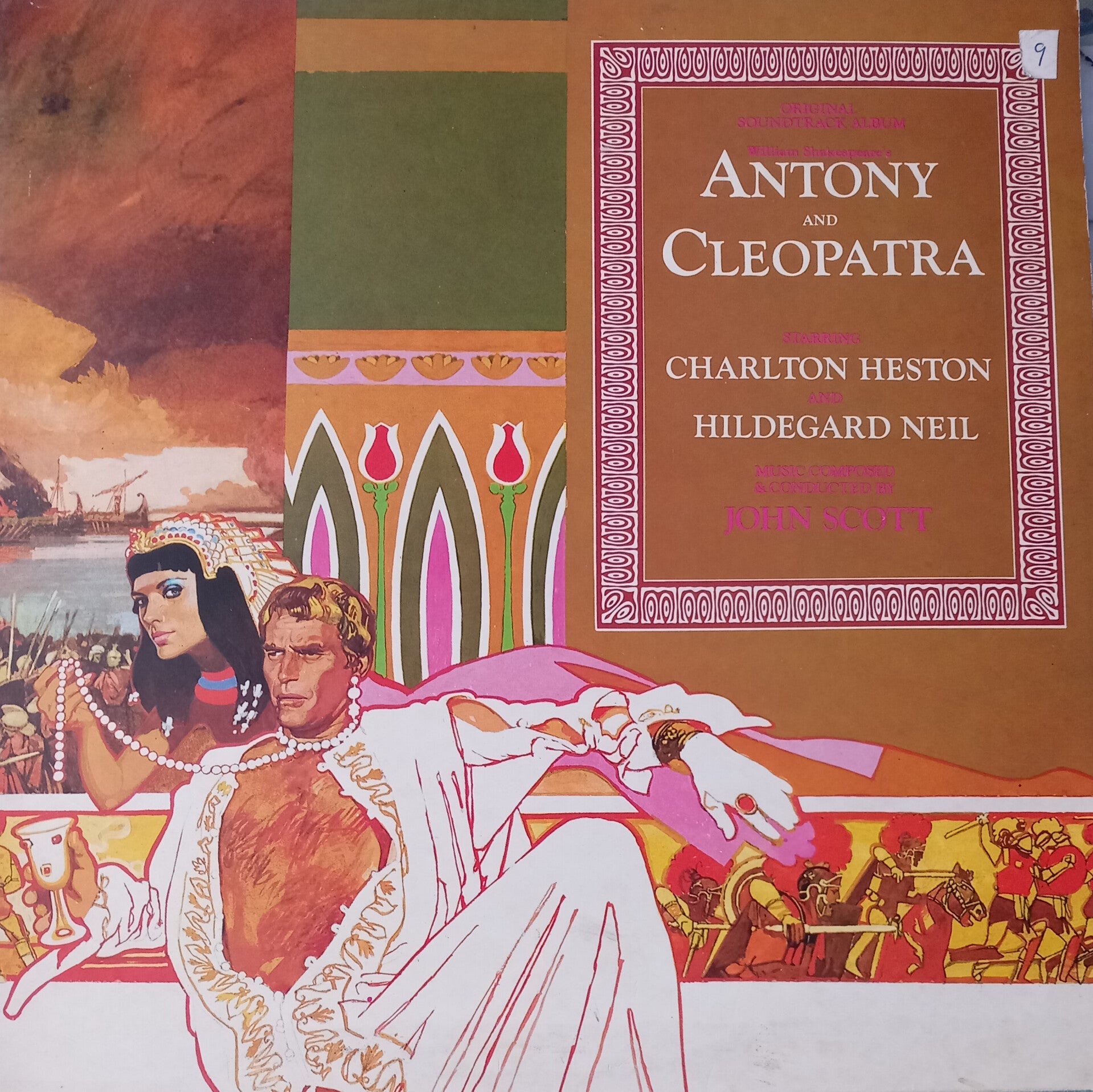 Antony  and Cleopatra Starring Charlton Heston and Hildegard Neil RARE MINT  ORIGINAL 1972