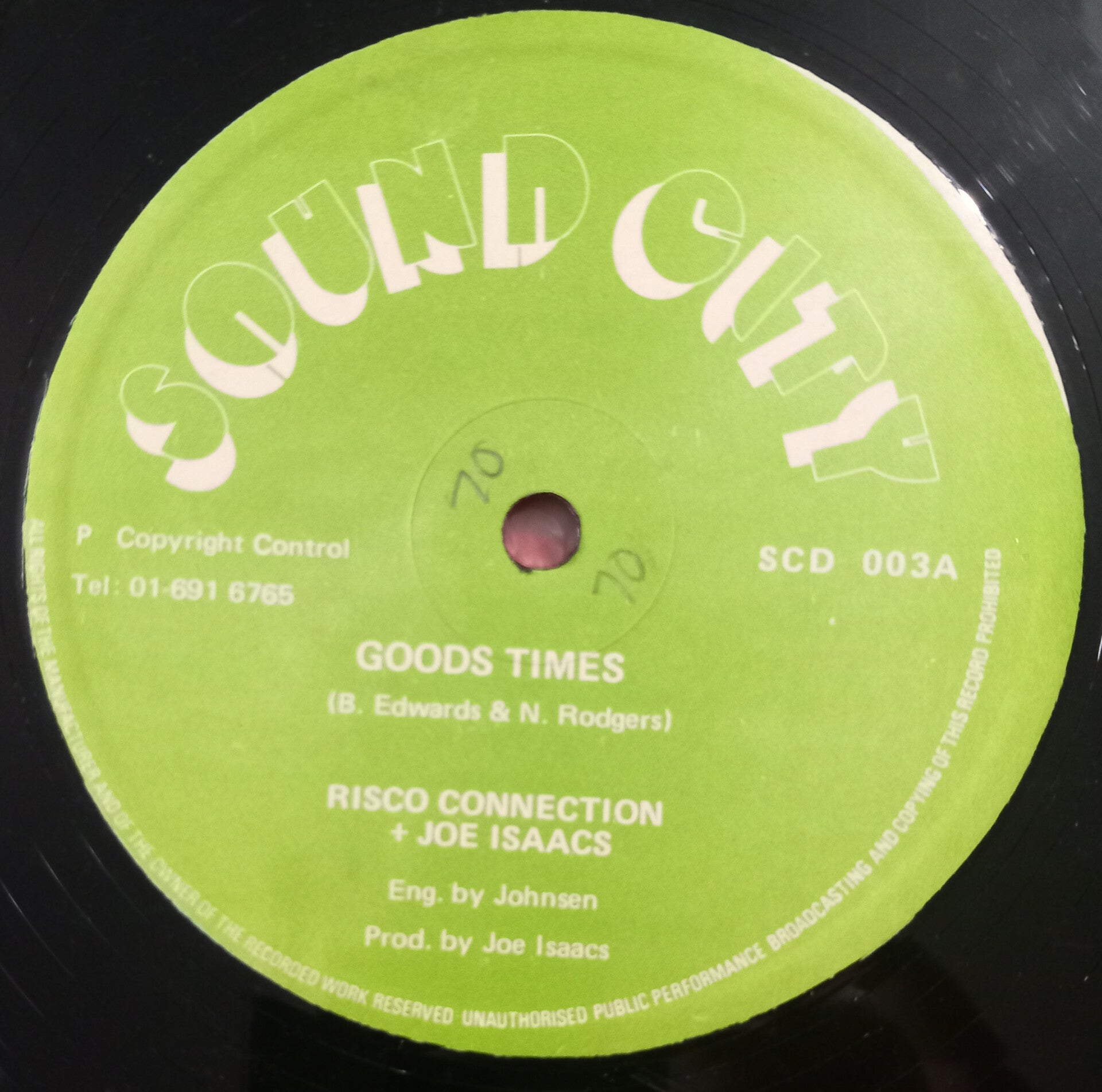 Rico Connection + Joe Isaacs Goods Times Sound City NM 12" 1979