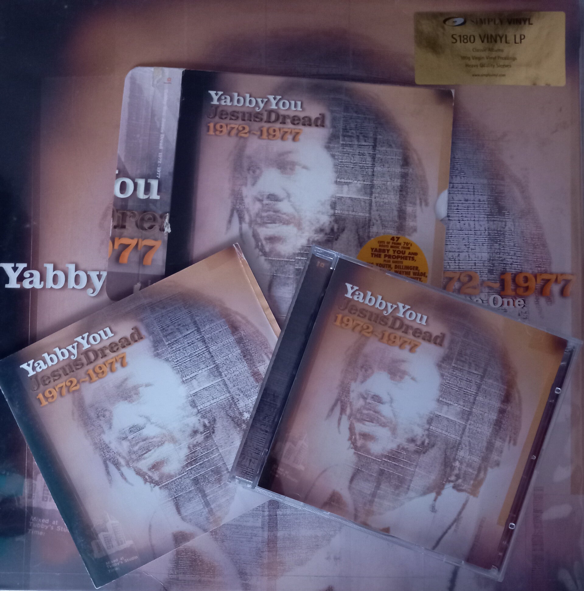 Yabby You Jesus Dread 1972-1977 LIMITED EDITION Gat MINT LP 2001 Incl MINT CD 1997