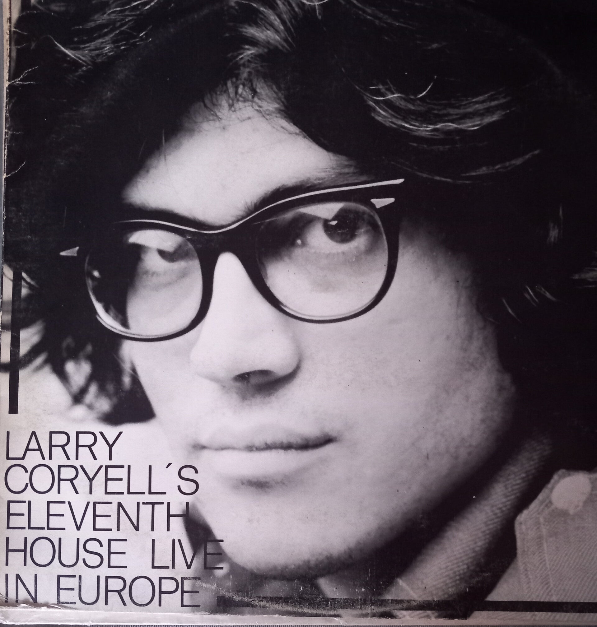 Larry Coryell"s Eleventh House Live In Europe pressed  in France LC1-1 label typo on the physical label, RARE MINT, Recorded in Germany 1975