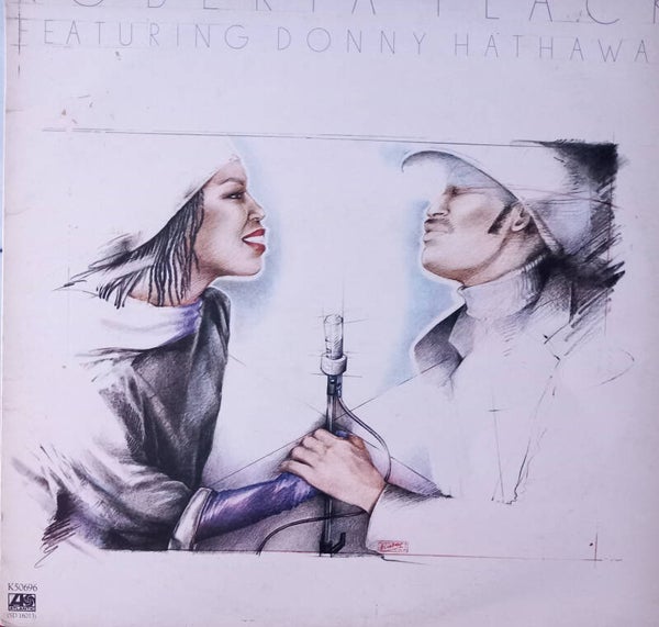 Roberta Flack Roberta Flack Featuring Donny Hathaway  Mint LP 1980 Incl 12"
