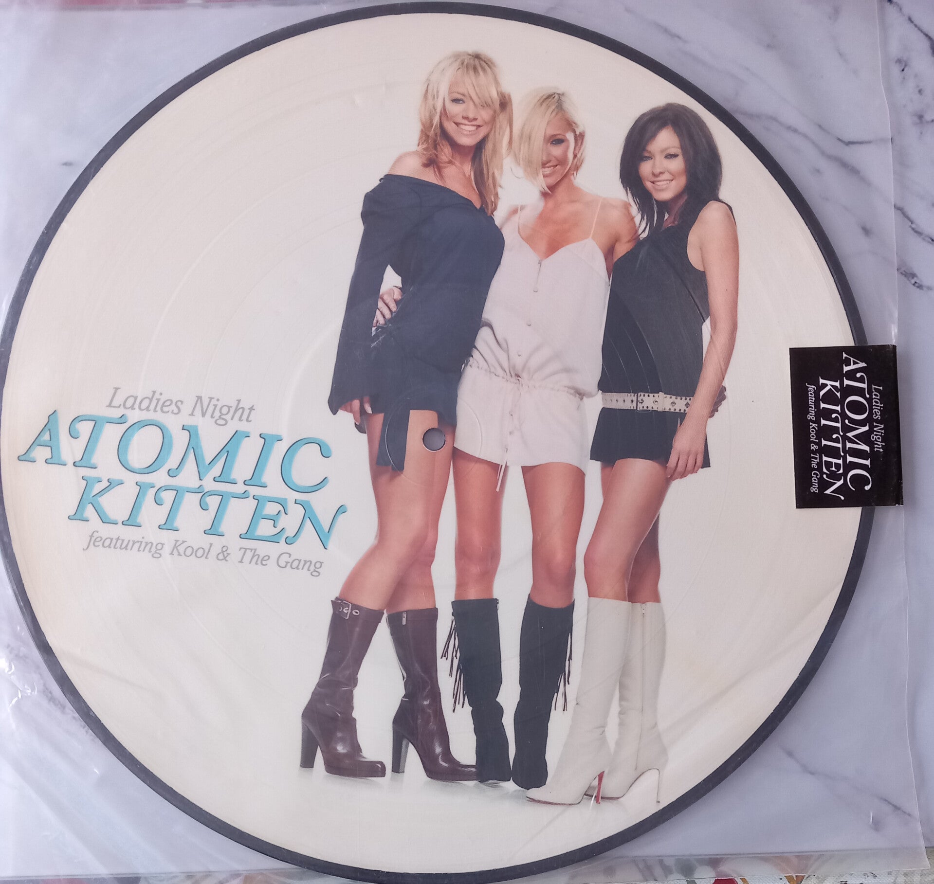 Atomic Kitten Featuring Kool and The Gang Ladies night Mint Sealed Picture Disc Limited Edition 2003 Incl DVD