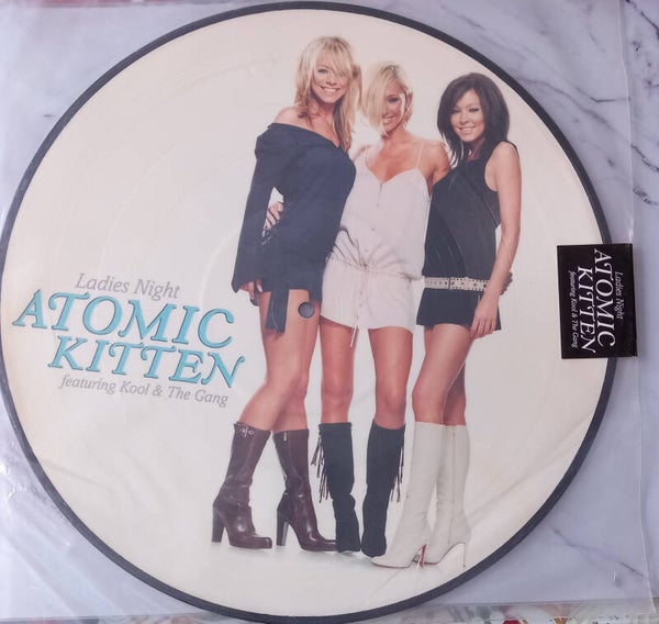 Atomic Kitten Featuring Kool and The Gang Ladies night Mint Sealed Picture Disc Limited Edition 2003 Incl DVD