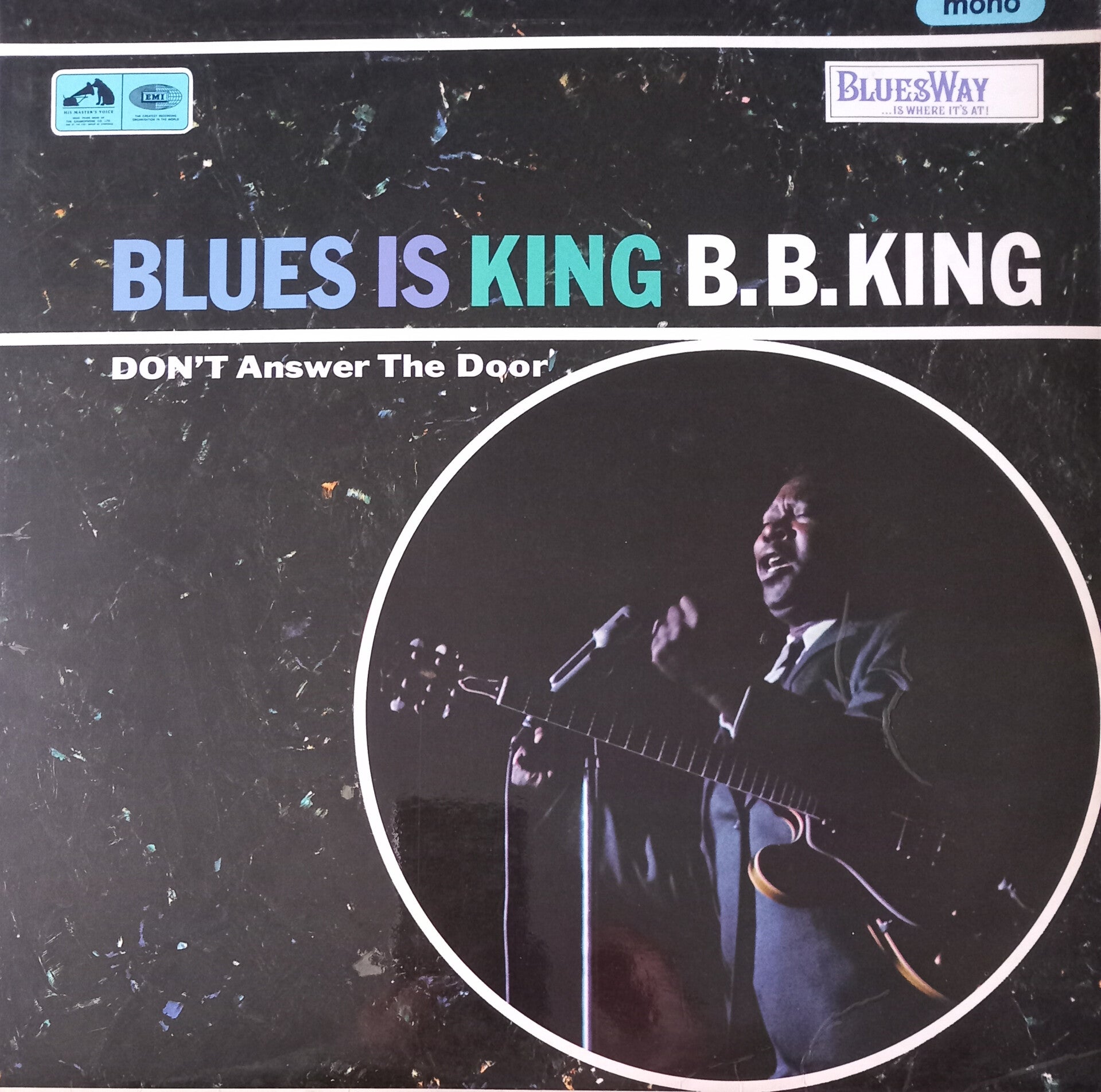B.B. King - Blues Is King Recorded Live Chicago red letter His Mastes Voice NM LP  Mono 1967 Incl DVD