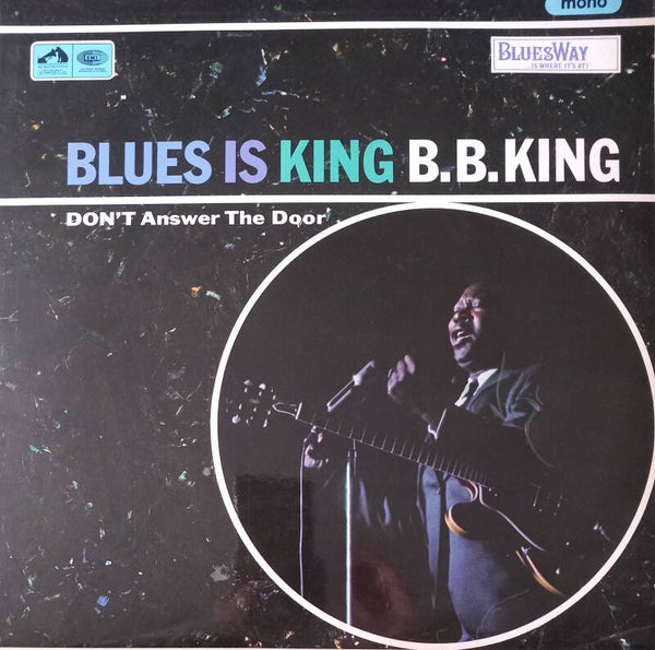 B.B. King - Blues Is King Recorded Live Chicago red letter His Mastes Voice NM LP  Mono 1967 Incl DVD