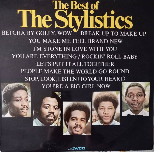 The Stylistics ‎3 LPs, Signed Programme and Photograpth The Best Of The Stylistics 1974, The Stylistics Best of Vol 2 1976 NM, The Stylistics Thank you baby 1975 NM