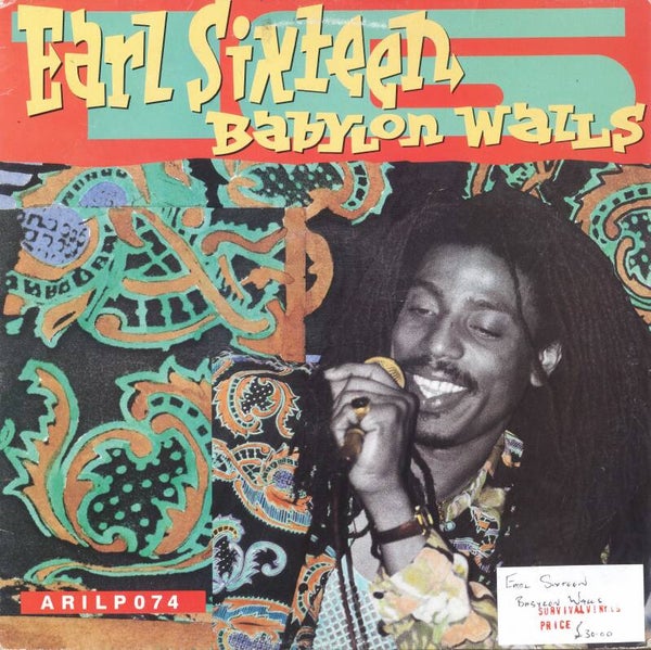 Earl Sixteen	Babylon Walls Ariwa Ex+  LP