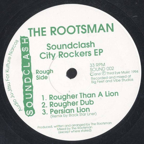 The Rootsman – Soundclash City Rockers EP 12'