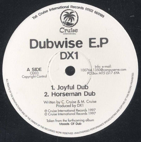 DX1	Dubwise 1   EP EX 12'