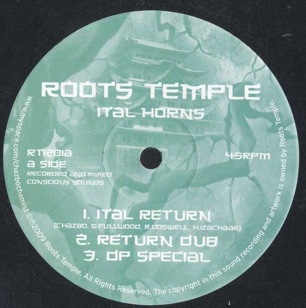Ital Horns / Makiko ‎– Ital Return / Roots Mountain Ex  12'
