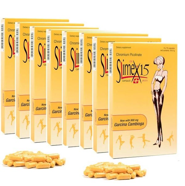Special offer 480 Capsules - Slimex 15 Plus – Natural Weight Loss Capsules / Cápsulas Naturales para Adelgazar
