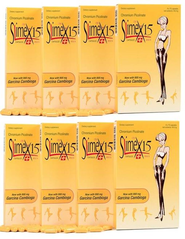 Special offer 600 Capsules - Slimex 15 Plus – Natural Weight Loss Capsules / Cápsulas Naturales para Adelgazar