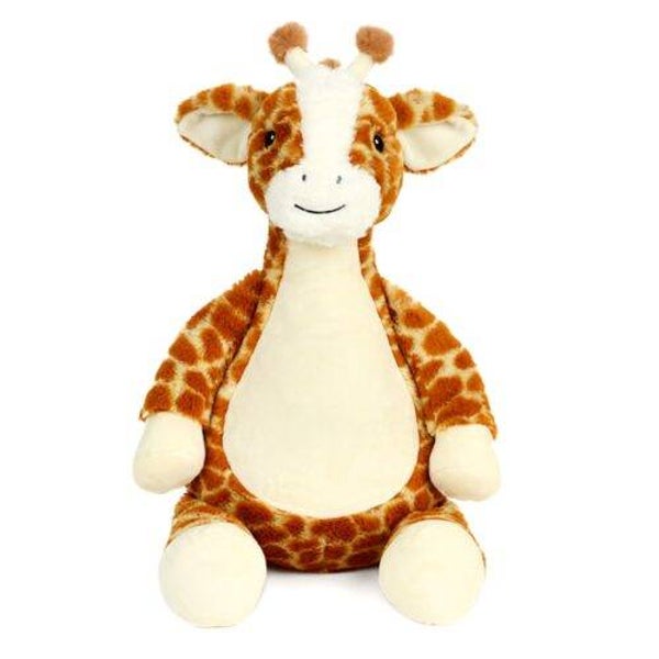 Giraffe, Kuscheltier personalisiert, bestickt zur Geburt, Taufe, Einschulung, Geburtstag, Cubbies