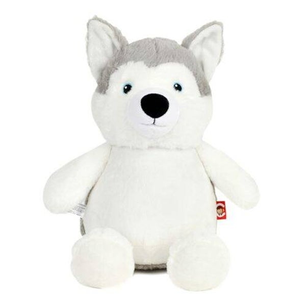 Wolf, Kuscheltier personalisiert, bestickt zur Geburt, Taufe, Einschulung, Geburtstag, Cubbies