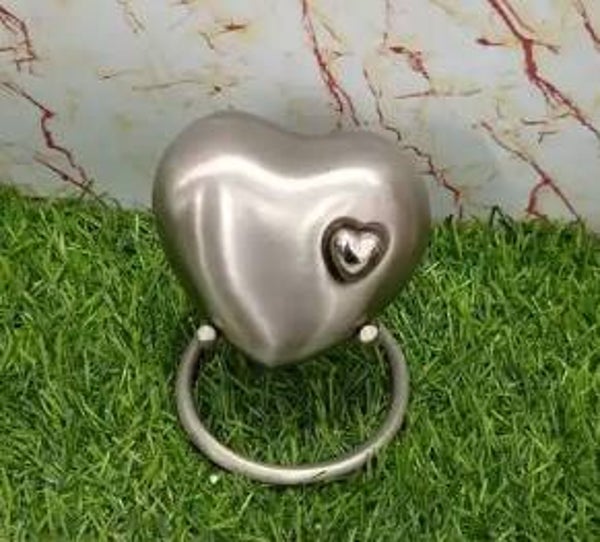 Hart in hart mini metalen mini urntje