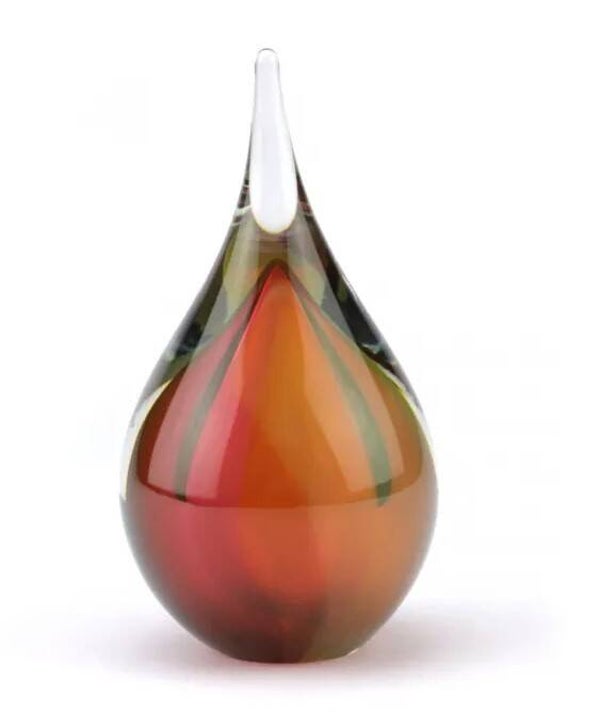 Eeuwige Roos druppel Small roze/goud