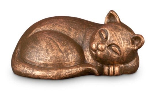 Geert Kunen kat urn slapend