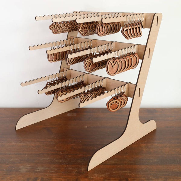 Sleutelhangers dierenpootafdrukken