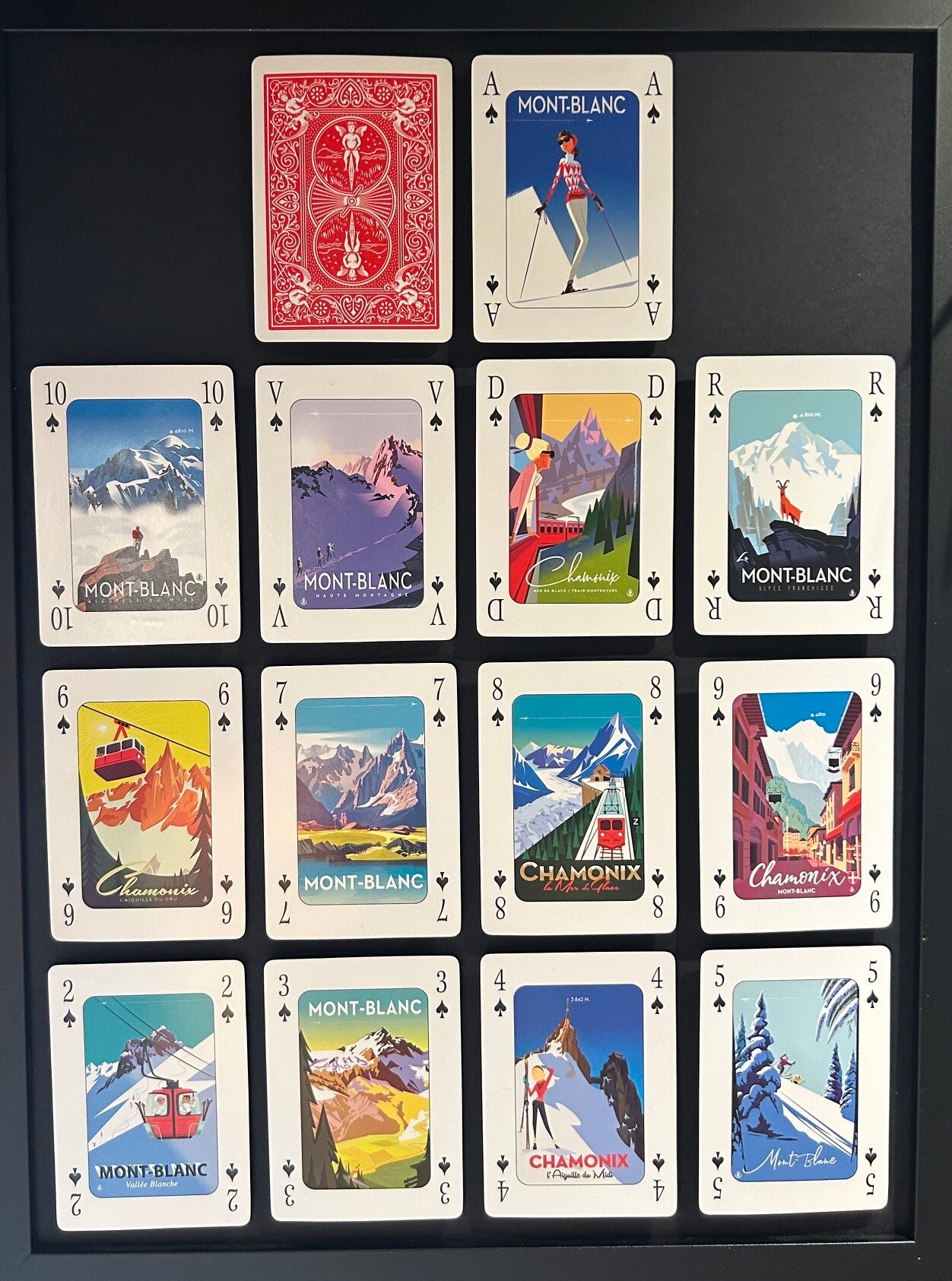 13 CARTES CHAMONIX