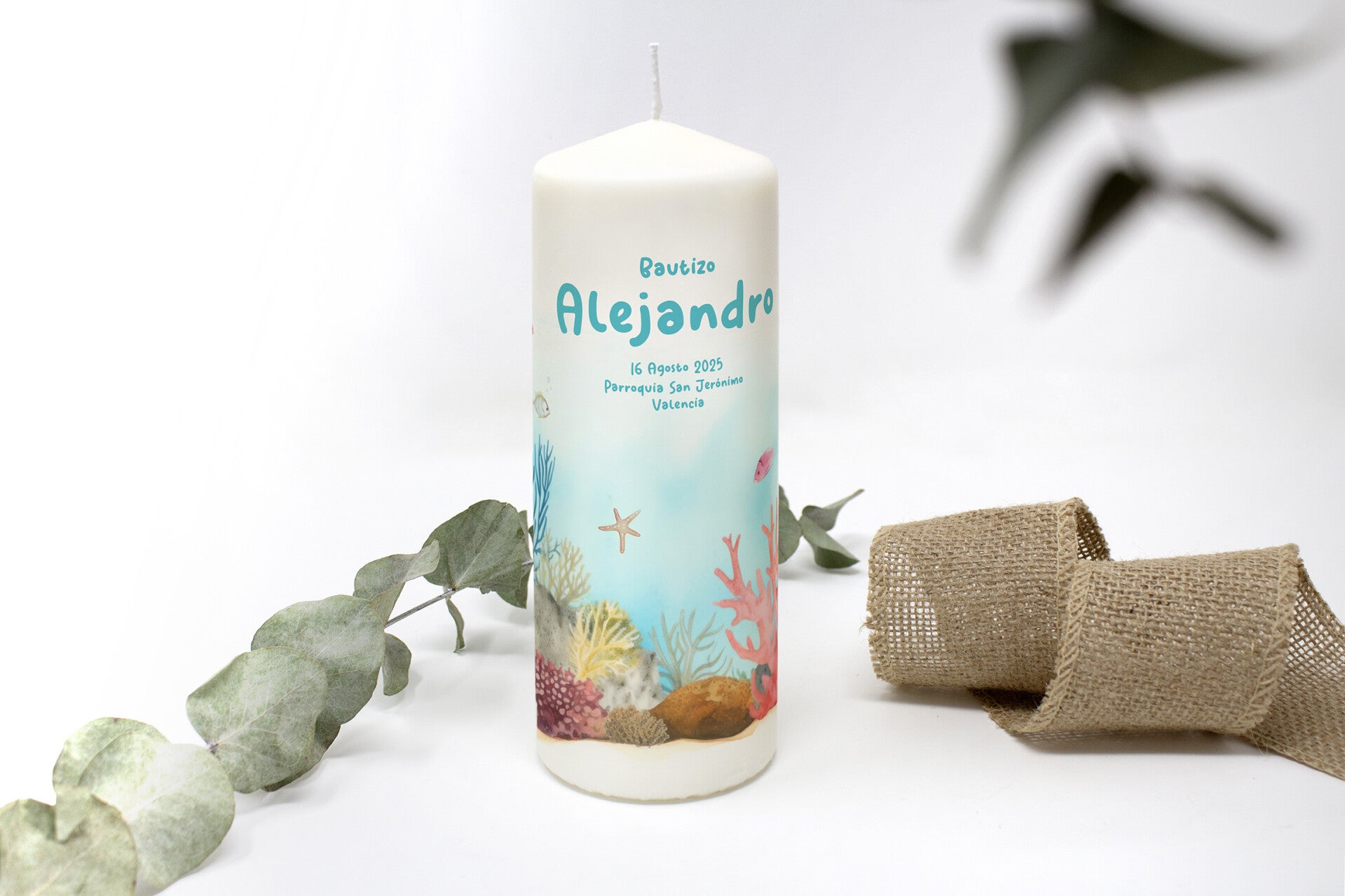 Vela de Bautizo Ocean