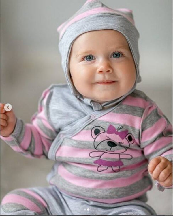 Wikkelrompertje met anti-krabmouwen