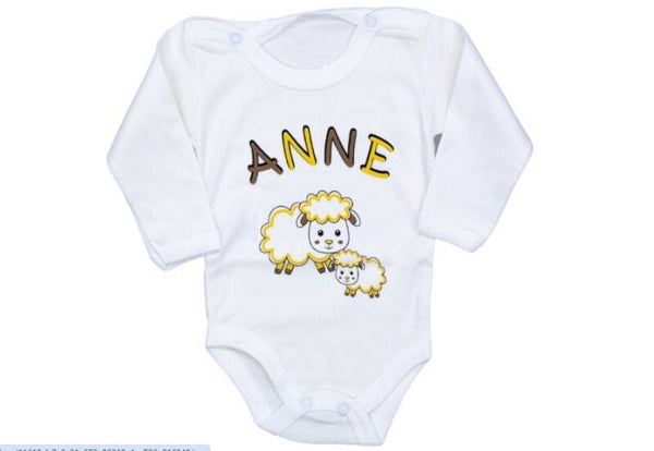 Romper met lange mouw "Anne"