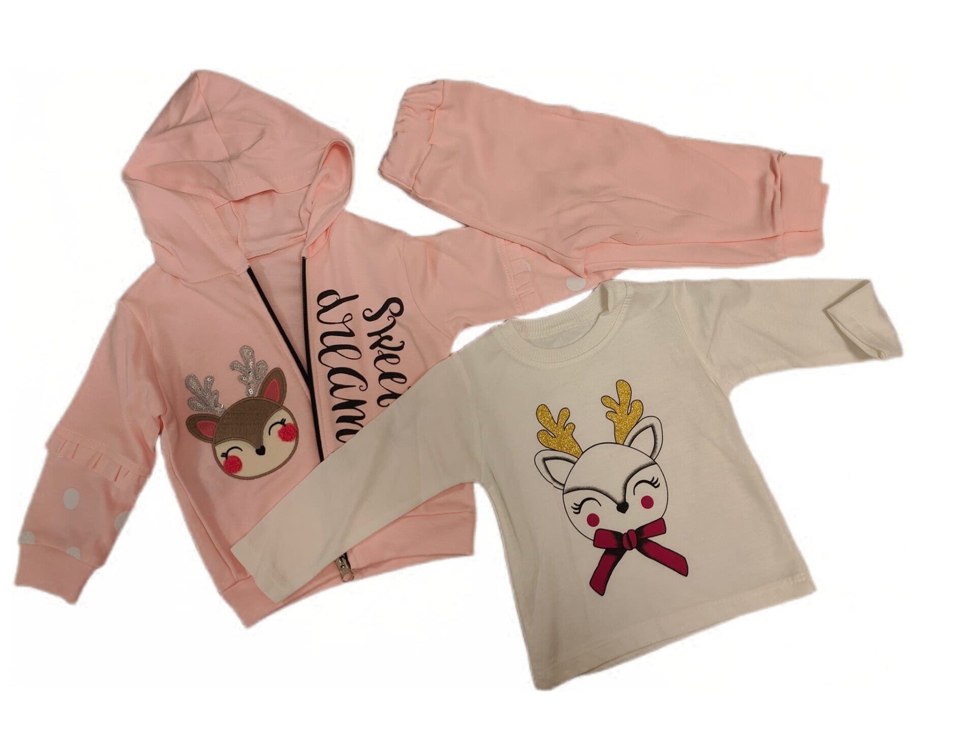 Drie-delig meisjeskostuum