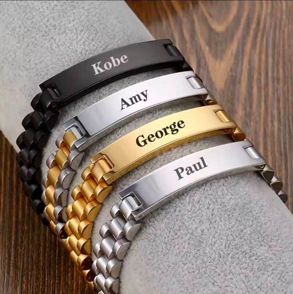 ⛓️ Gepersonaliseerde armband met naam