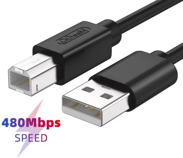 USB A Printer Kabel – Zwart | 1m t/m 5m 🖨️🔌