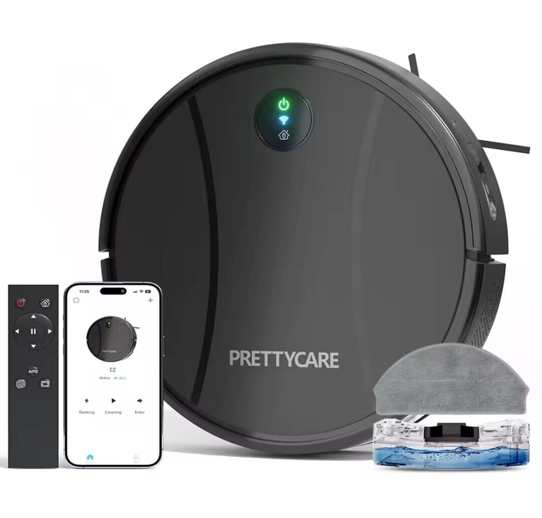 robot stofzuiger met dweil