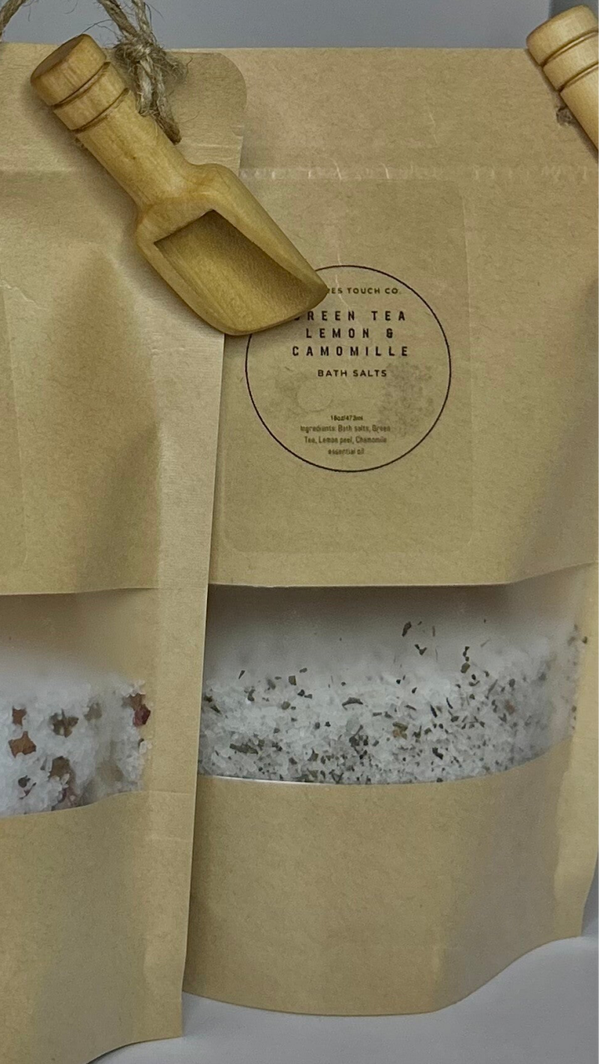 Green Tea and Chamomile Bath soak