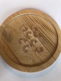 maan ster bedels brons