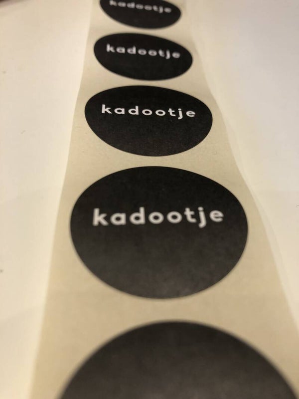 Kadootje stickers
