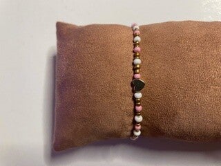 gold heart armbandje