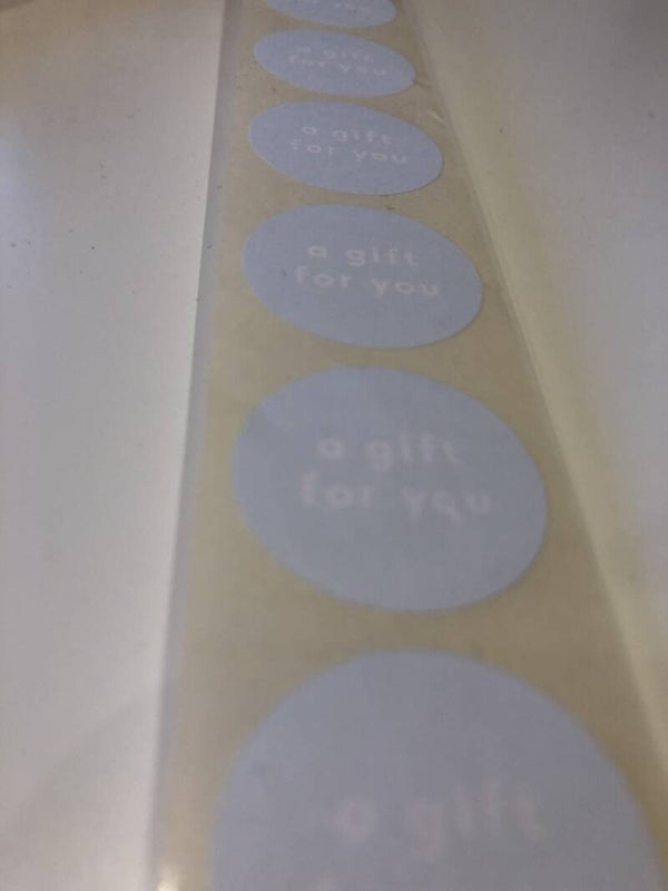 A gift for you stickers