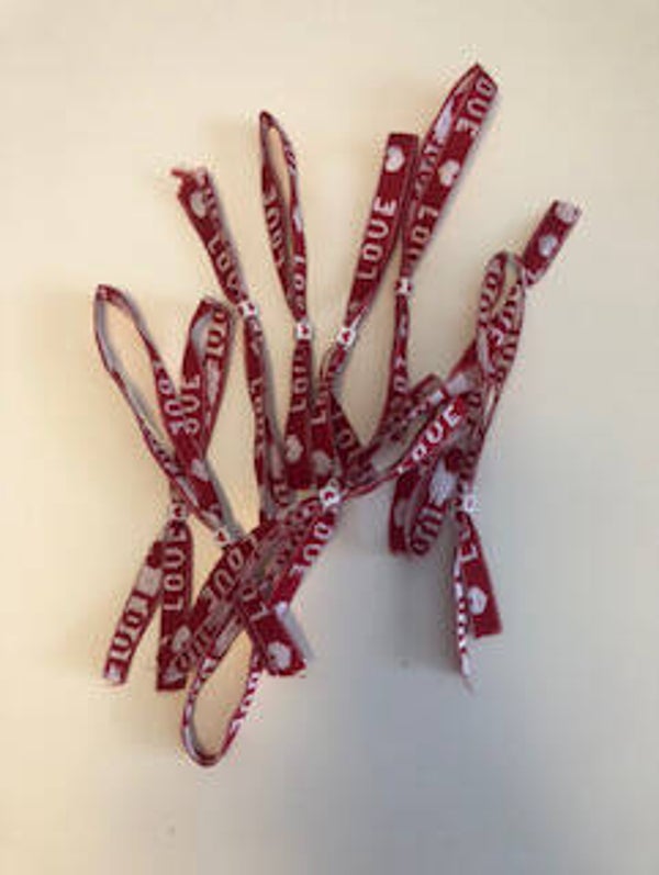 love lint armbandjes rood